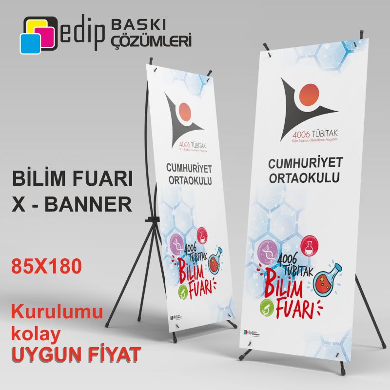 4006 Bilim Fuarı X-Banner