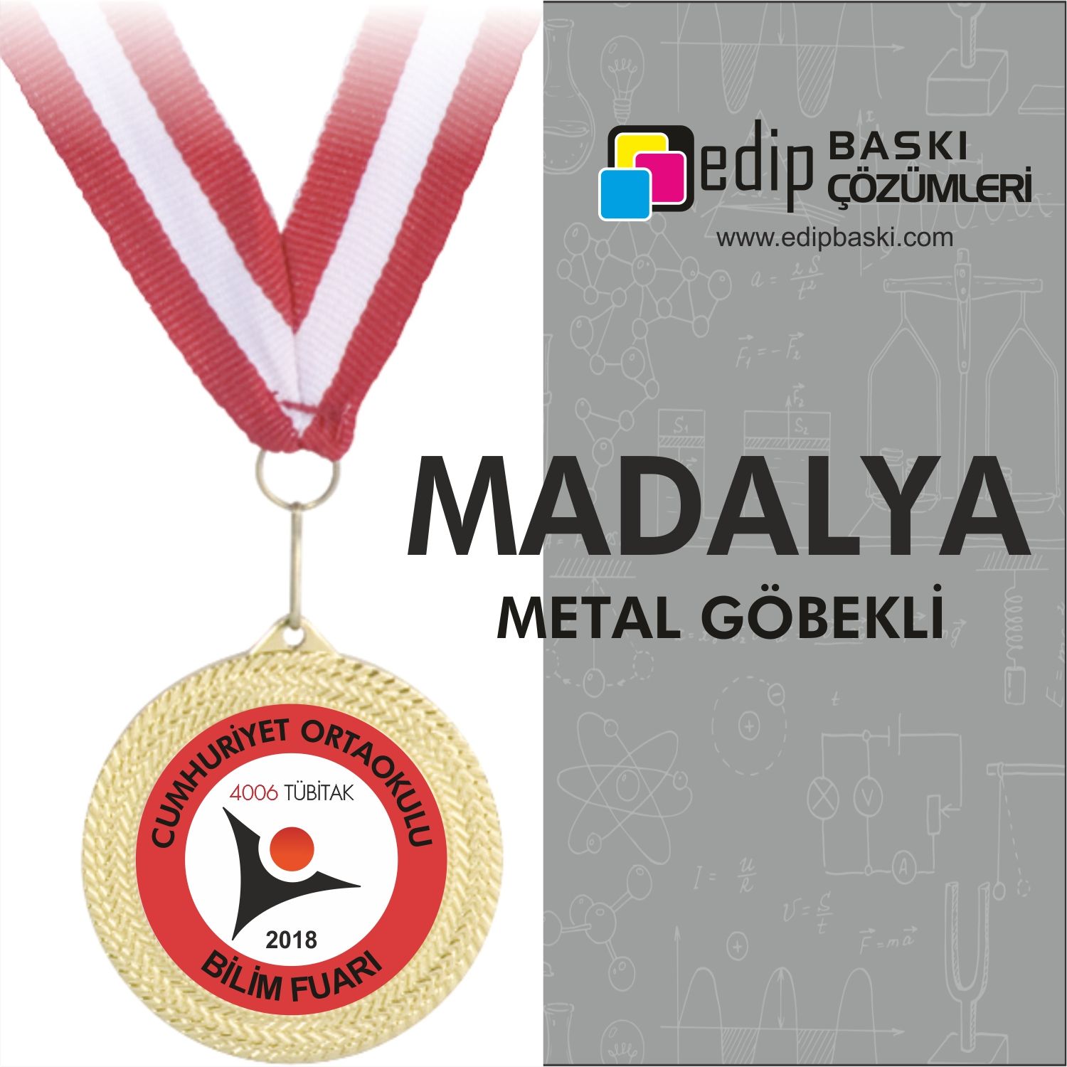 4006 Bilim Fuarı Madalya