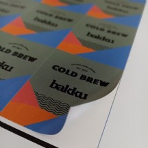 Özel Kesim Kuşe Etiket 100 Adet